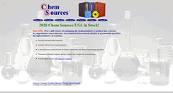 Desktop Screenshot of chemsources.com